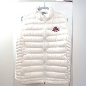 Lakers rare women’s lightweight goose down vest XL.Not polyester.